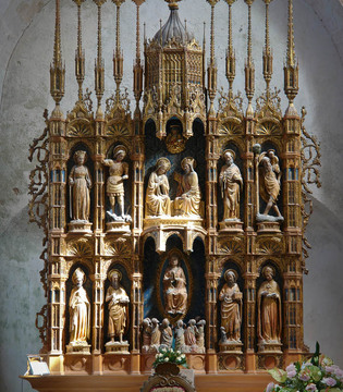 Isole Tremiti San Nicola, polittico dell'abbazia di Santa Maria a Mare © Adelmo Sorci