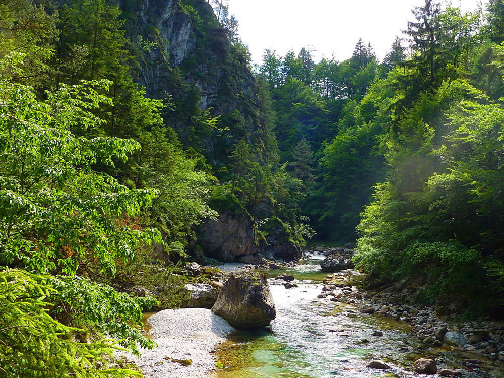 Orrido dello Slizza gli strapiombi © Pierino Beltrame