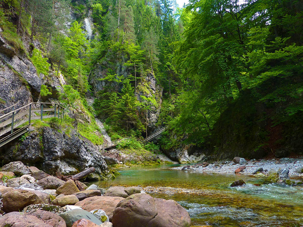 Orrido dello Slizza gli strapiombi © Pierino Beltrame