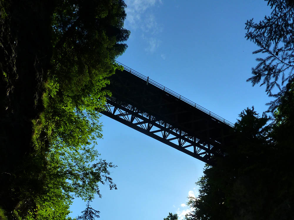 Orrido dello Slizza il dismesso ponte ferrioviario della tratta Tarvisio-Lubiana © Pierino Beltrame