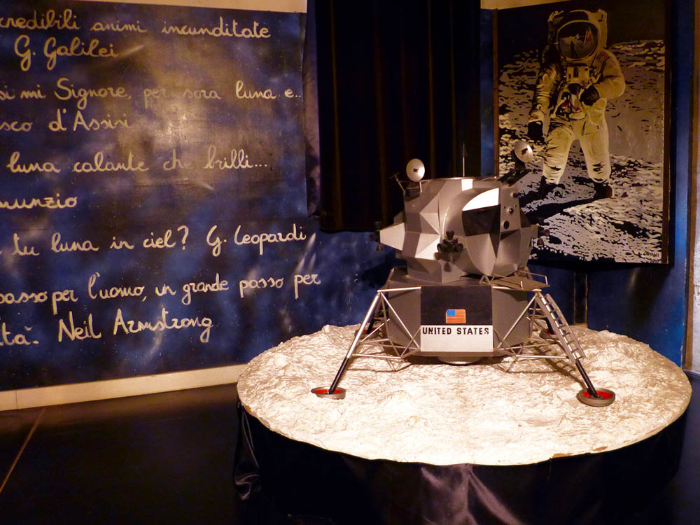 Castello di San Pelagio Modellino dell'Apollo11 © Museo dell'Aria e dello Spazio