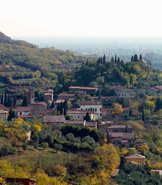 Casa del Petrarca Panorama sui Colli Euganei dalla Casa di Petrarca © Comune di Padova - Assessorato alla Cultura