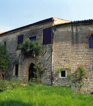 Casa del Petrarca Il retro di Casa del Petrarca © Comune di Padova - Assessorato alla Cultura