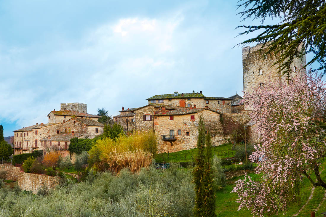 Vertine Il borgo medievale di Vertine ©Fiorenza Cicogna