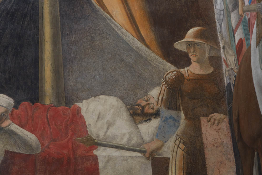 Arezzo Chiesa di S. Francesco, ll Sogno di Costantino di Piero della Francesca © Fiorenza Cicogna