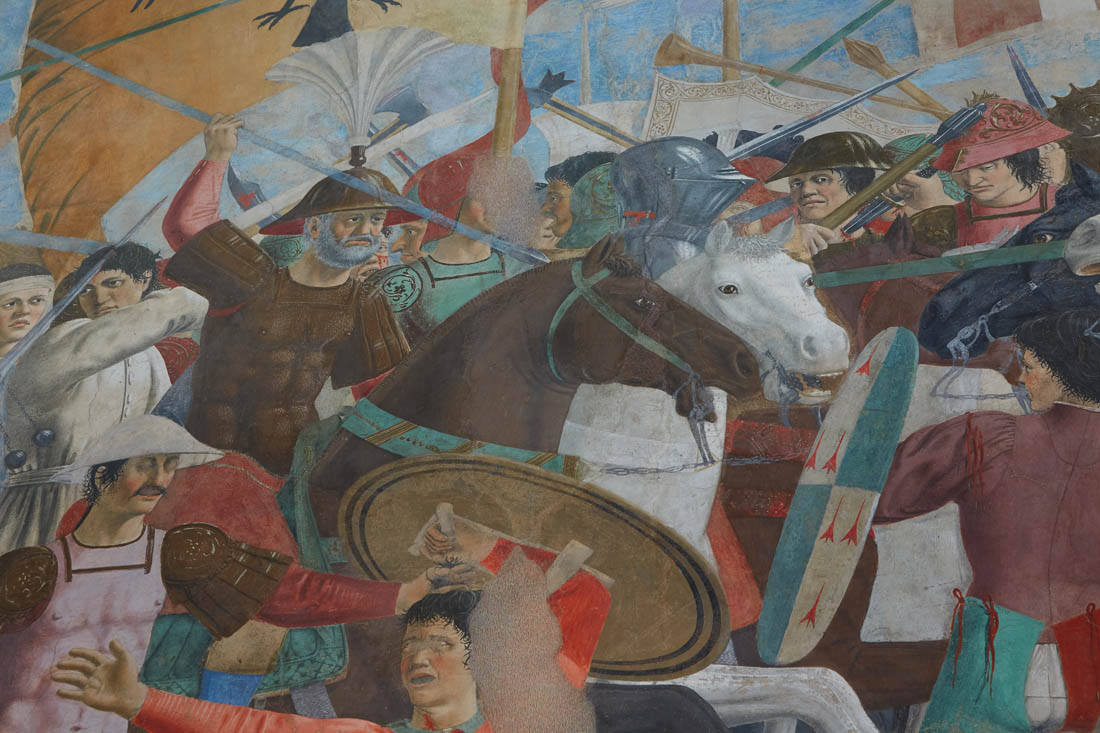 Arezzo Chiesa di S. Francesco, le Storie della Vera Croce affrescate da Piero della Francesca © Fiorenza Cicogna