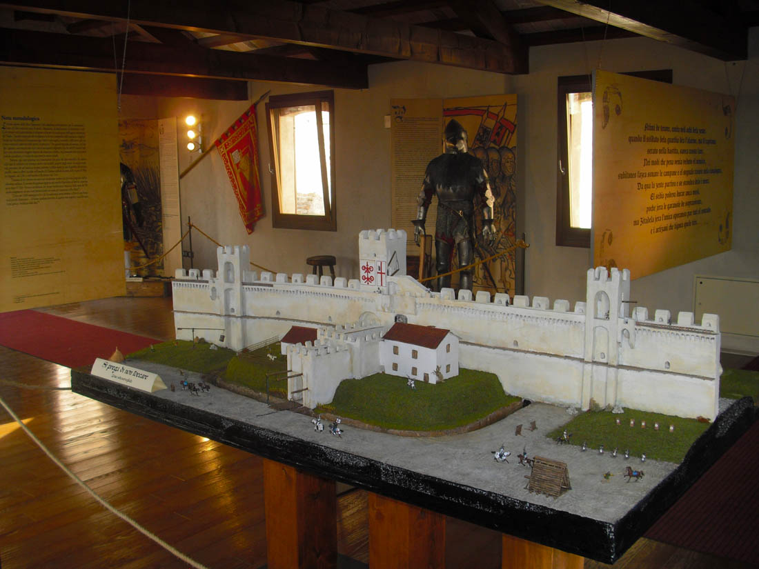 Cittadella Modellino del mastio di Cittadella nella Casa del Capitano © IAT - Comune Cittadella