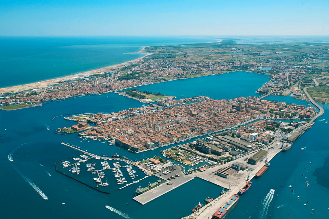 Chioggia Veduta aerea di Chioggia © Consorzio di Promozione Turistica ConChioggiaSI