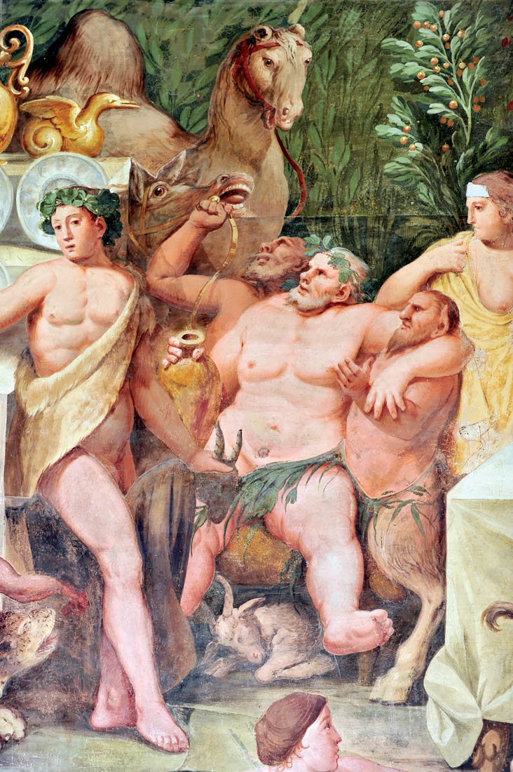 Riviera del Brenta. Ville d’arte Villa Contarini: particolare di un affresco nella sala dei Baccanali © Regione del Veneto - Fondazione G.E. Ghirardi - courtesy ph. A. Dell'Agnola