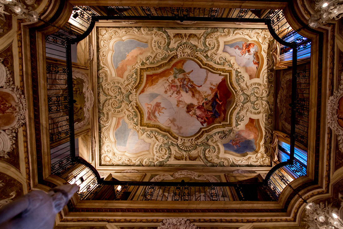 Riviera del Brenta. Ville d’arte Villa Widmann, casa dominicale: la sala affreschi © Villa Widmann Rezzonico Foscari 2013 - proprietà della Città Metropolitana di Venezia