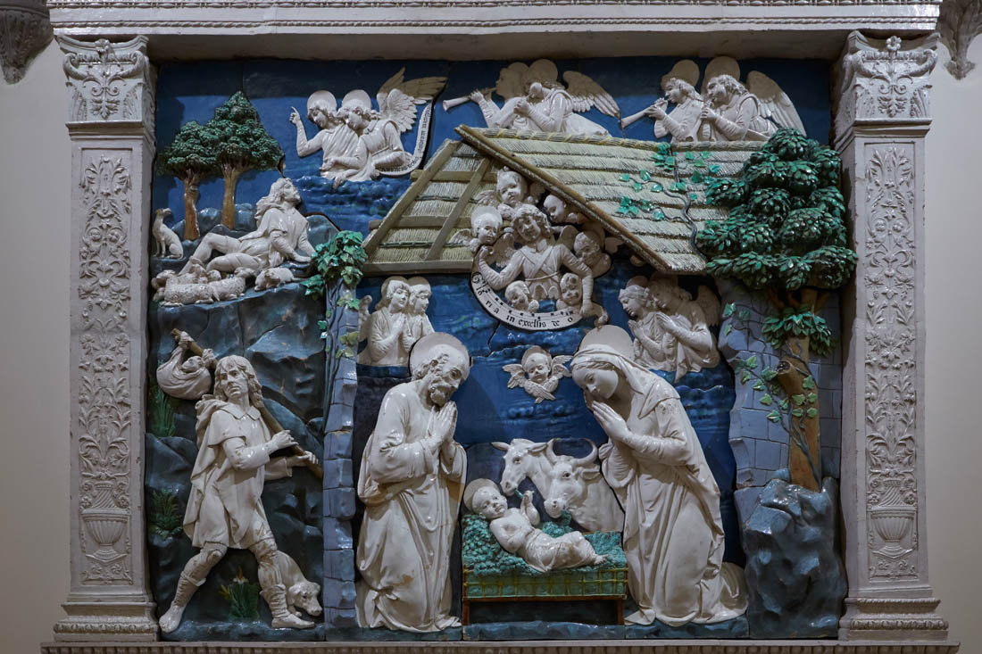 Sansepolcro Museo Civico, Natività di Andrea della Robbia © Fiorenza Cicogna