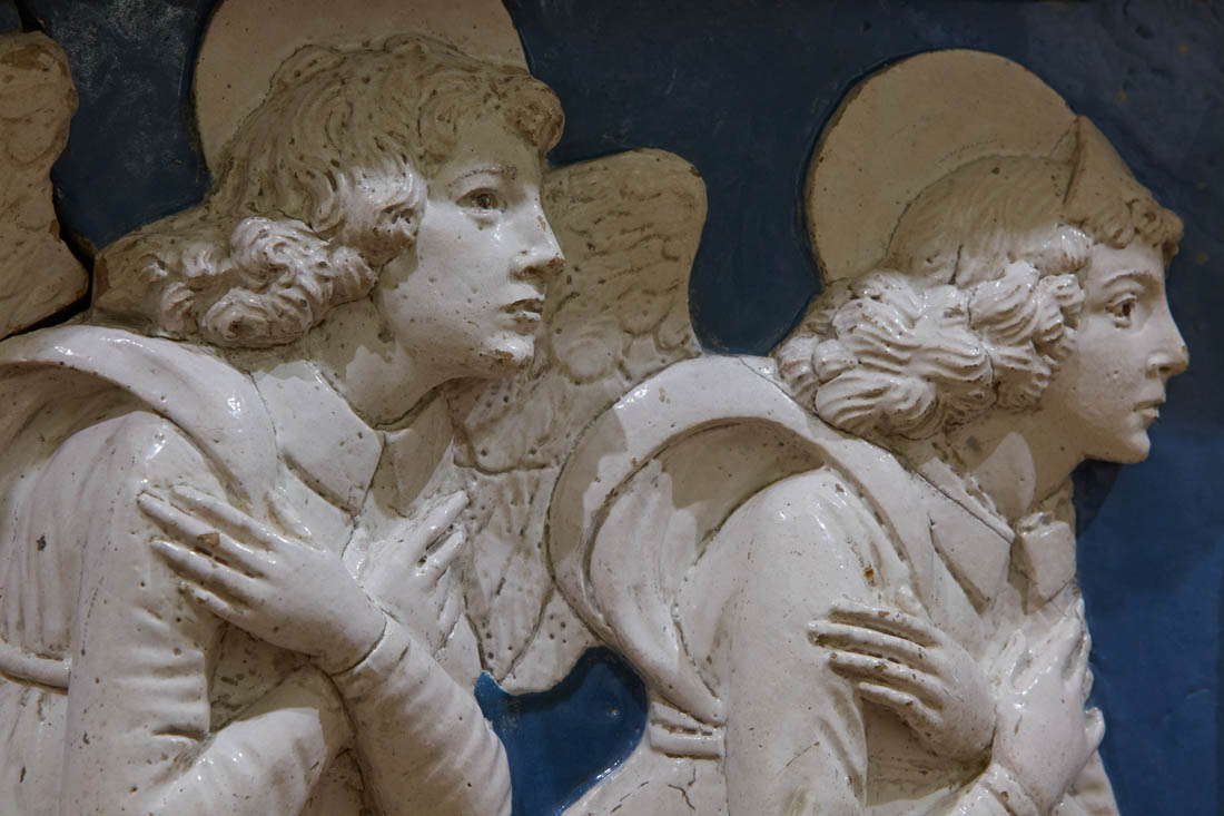 Sansepolcro Museo Civico, Natività di Andrea della Robbia, particolare © Fiorenza Cicogna
