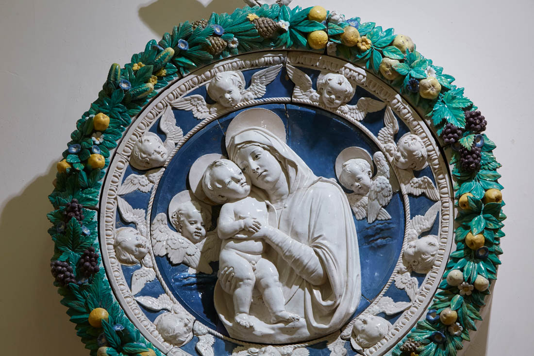 Sansepolcro Museo Civico, Madonna col Bambino di Andrea della Robbia © Fiorenza Cicogna