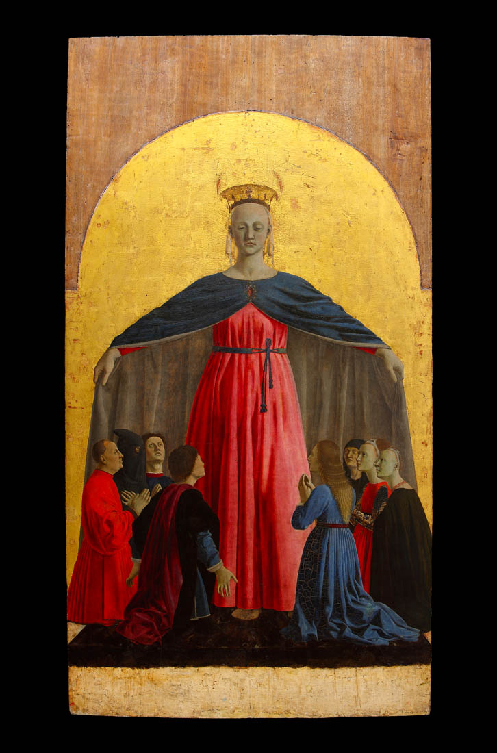 Sansepolcro Museo Civico, la Madonna della Misericordia di Piero della Francesca © Mattei