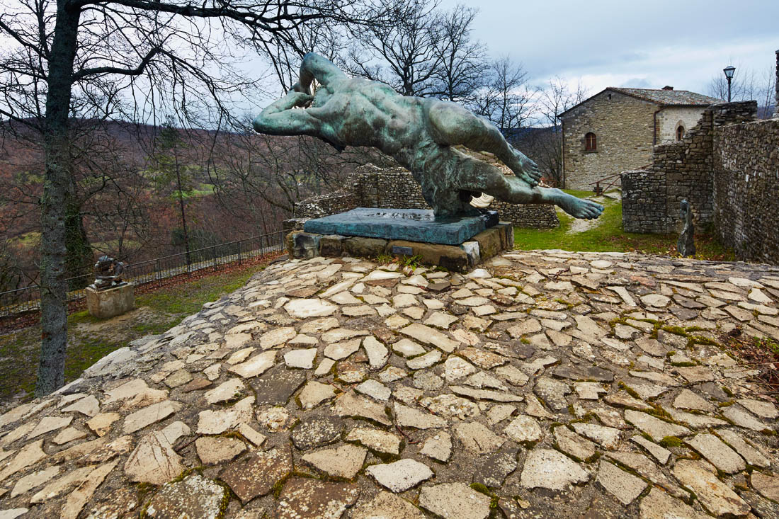 Caprese Michelangelo Museo Michelangiolesco, il Giardino delle Sculture © Fiorenza Cicogna