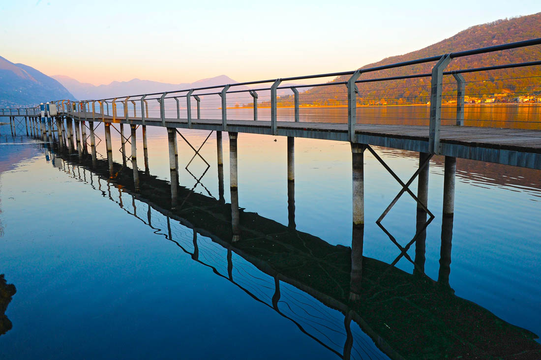 Sarnico Passerella sul lago © Pro Loco Sarnico