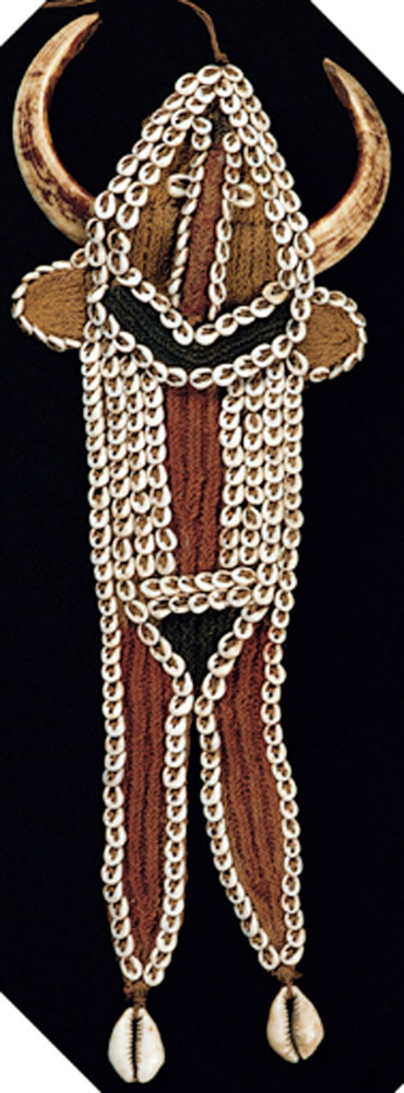 Cupra Marittima. Universo di conchiglie Maschera proveniente da Papua Nuova Guinea © Museo Malacologico Piceno