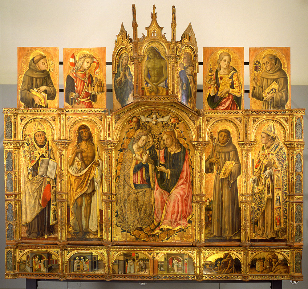 Fermano e Piceno Polittico dell'Incoronazione della Vergine © Fondazione Marche Cultura - Sistema Informativo e Archivio Fotografico dei Beni Culturali