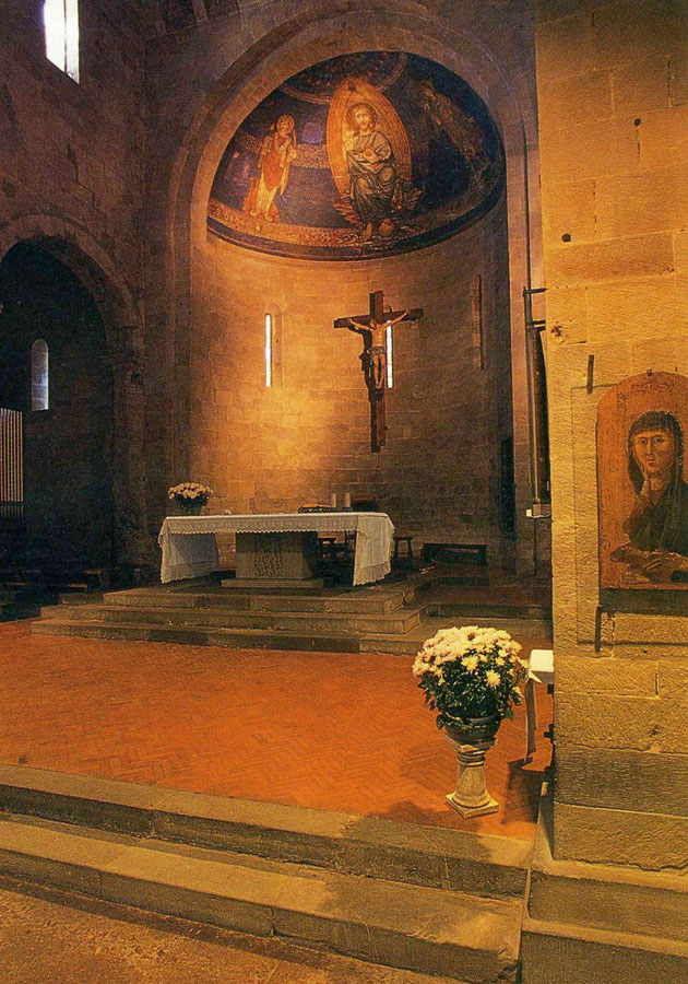 Borgo San Lorenzo. Viaggio nel Liberty Abside della pieve di San Lorenzo © Ufficio Turismo Unione Montana dei Comuni del Mugello