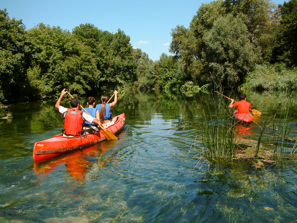 Vairano Patenora Canoe su un tratto di fiume Volturno ©Natalino Russo
