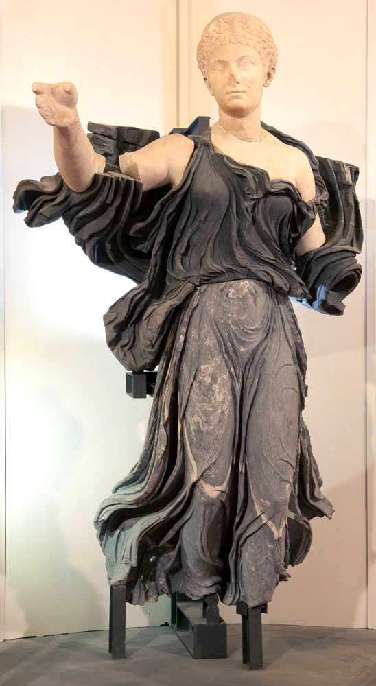 Sessa Aurunca Museo archeologico, statua di Matidia minore ©Natalino Russo e Fabrizio Ardito