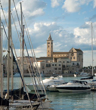 Trani La cattedrale vista dal porto © Natalino Russo