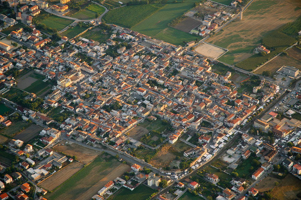 Alife Veduta aerea dell'impianto urbano del castrum romano ©Natalino Russon