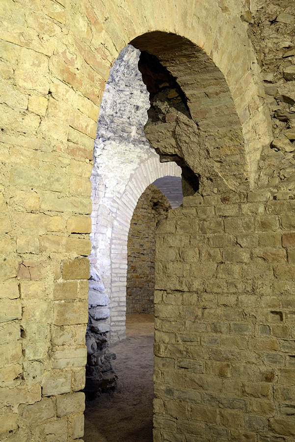 Fano Sant'Agostino L'area archeologica © Piergiorgio Budassi, per concessione del Seminario Vescovile S. Carlo
