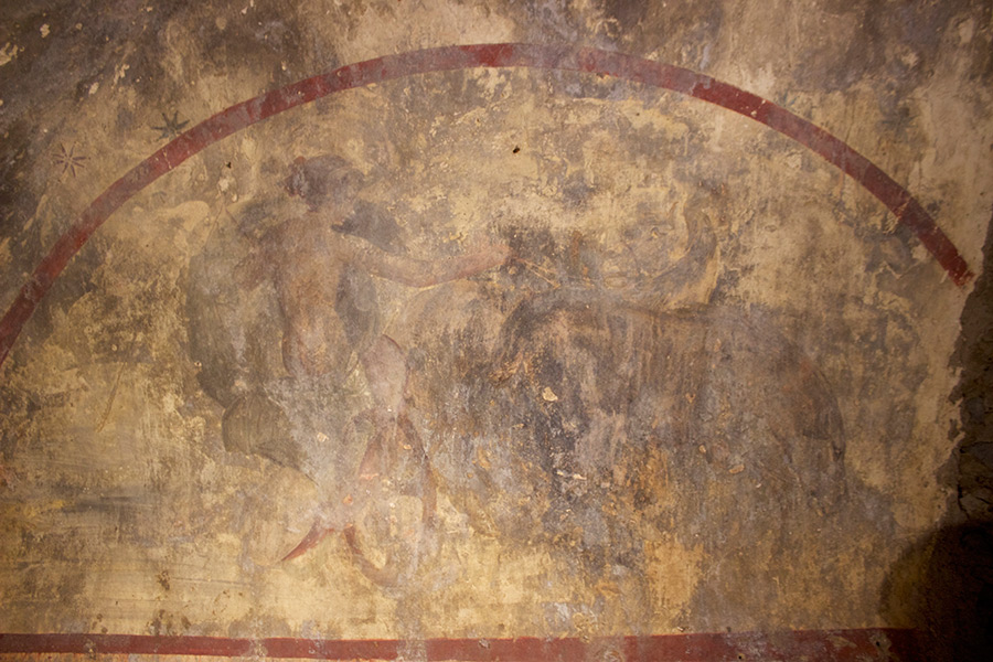 Santa Maria Capua Vetere Affreschi nel Mitreo © by - sa Miguel Hermoso Cuesta