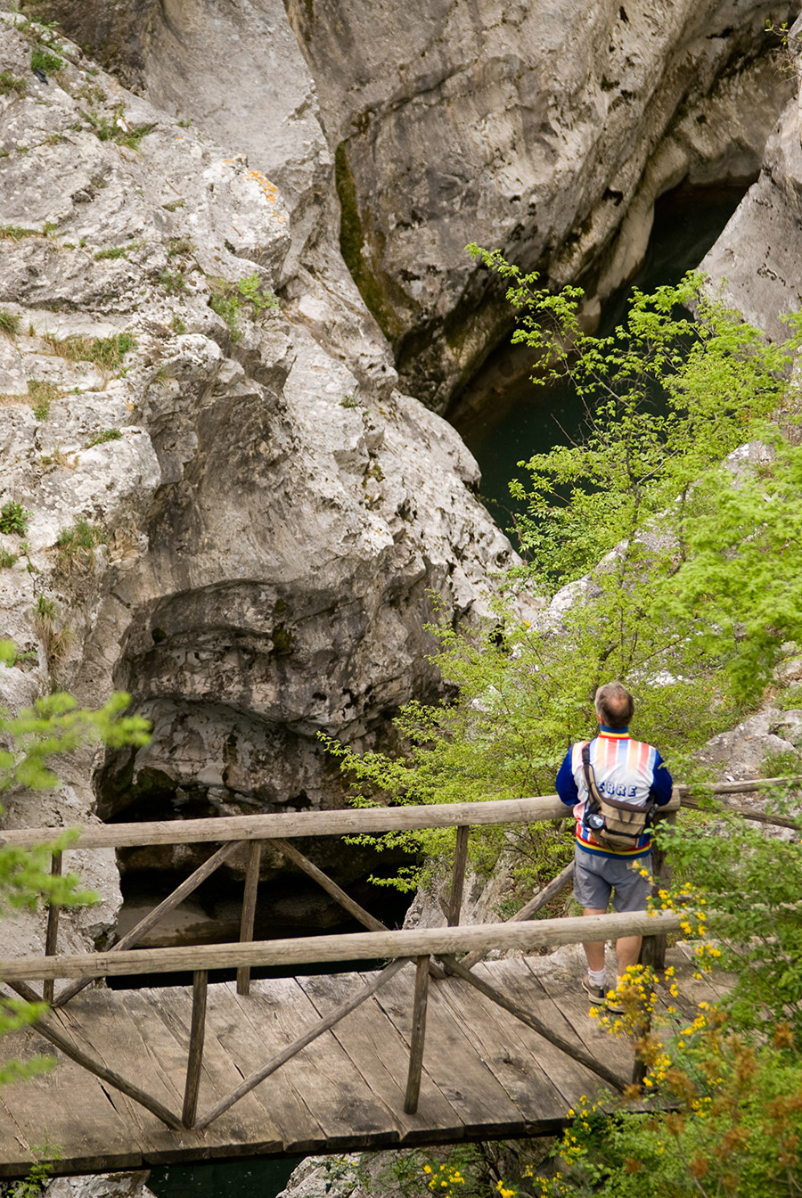 Cusano Mutri La forra di Lavello incassata nella roccia calcarea © Natalino Russo