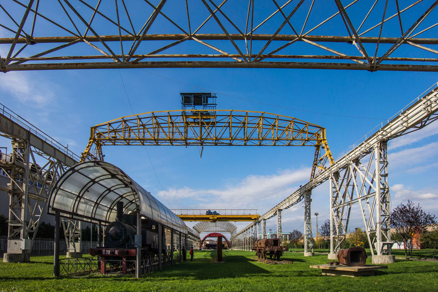 Sesto S. Giovanni Museo dell'Industria e del Lavoro, carroponte © Giulia Castelli e Mario Verin