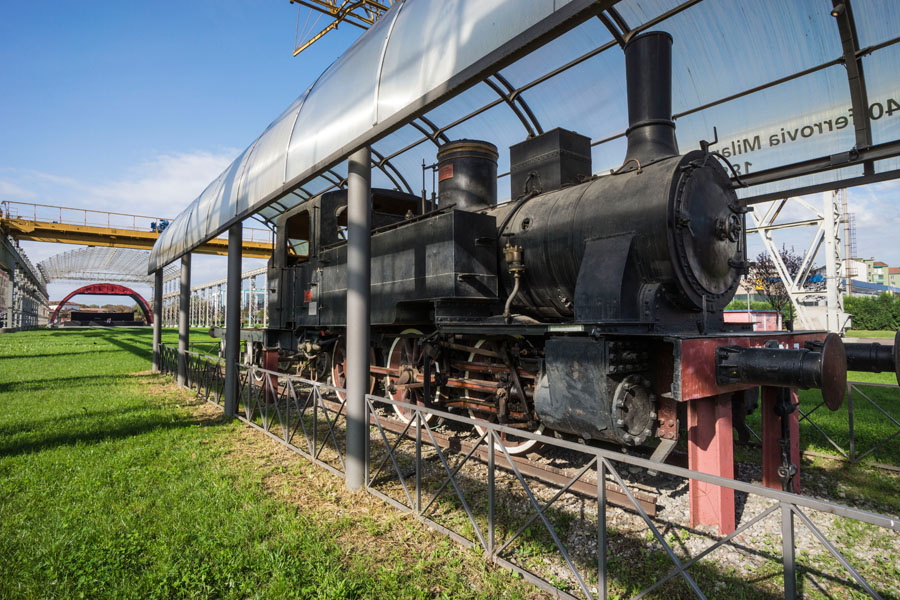 Sesto S. Giovanni Museo dell'Industria e del Lavoro, carroponte © Giulia Castelli e Mario Verin