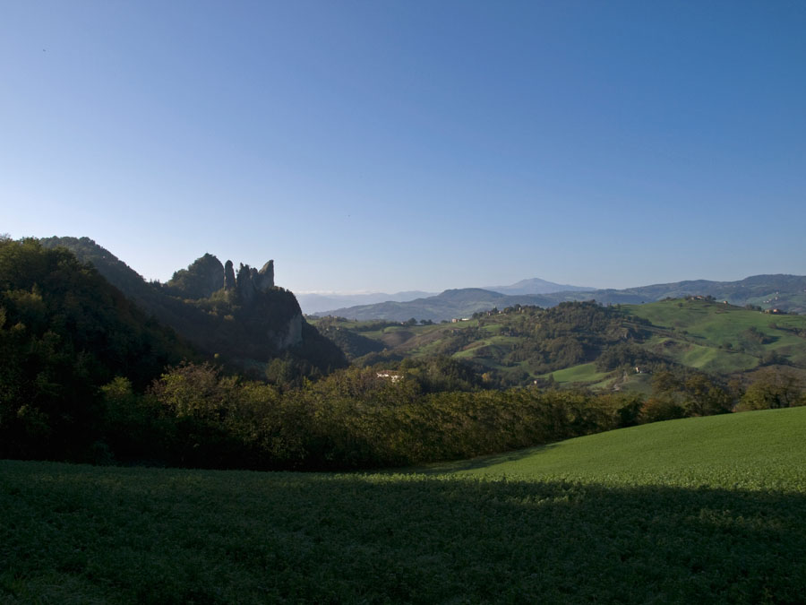 I Sassi visti dai pressi della Pieve del Trebbio © Mario Vianelli