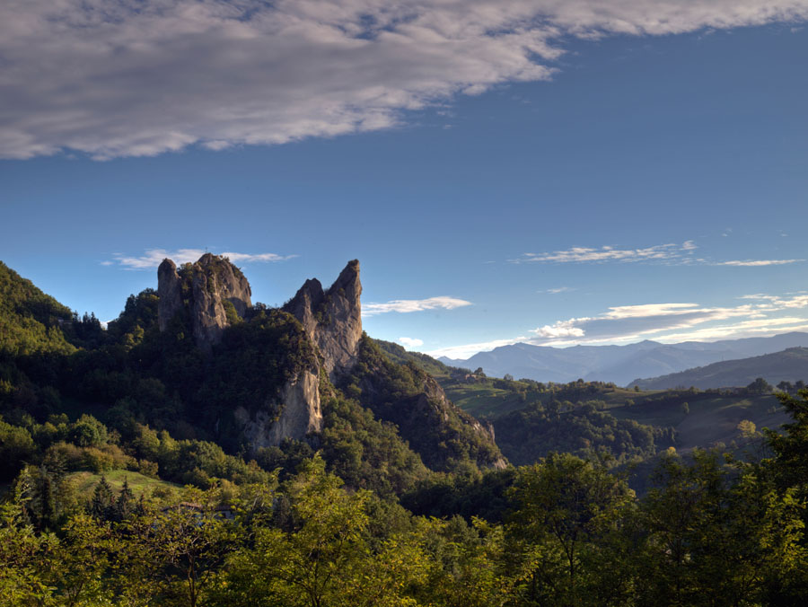 I Sassi visti dai pressi della Pieve del Trebbio © Mario Vianelli