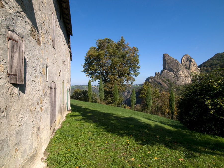 I Sassi visti dalle case di La Villa © Mario Vianelli