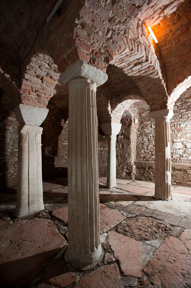 Parco dello Stirone Chiesa San Nicomede, cripta © Fabrizio Ardito