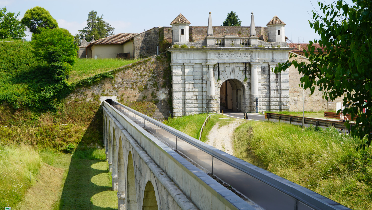 Porta Udine © A. Rossi, Camaleo S.r.l. (Rm) su gentile concessione del Comune di Palmanova