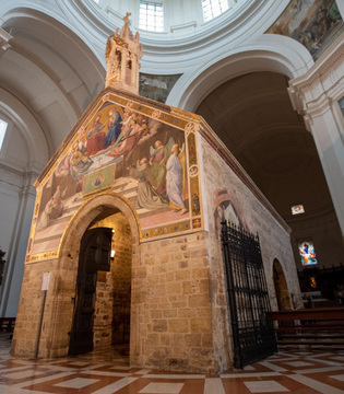 Basilica di Santa Maria degli Angeli, Porziuncola © A. Rossi, Camaleo S.r.l. (Rm) in collaborazione con il Comune di Assisi u2013 Ufficio Turismo e su gentile concessione della Provincia Serafica di San Francesco dei Frati Minori dellu2019Umbria (Italia)