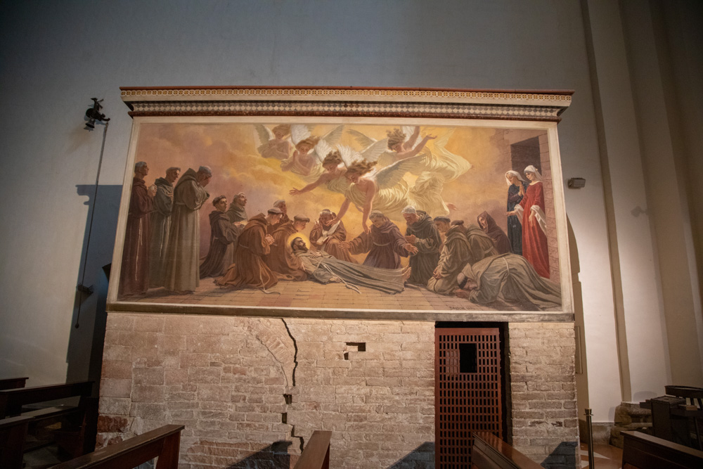 Basilica di Santa Maria degli Angeli, Cappella del Transito © A. Rossi, Camaleo S.r.l. (Rm) in collaborazione con il Comune di Assisi u2013 Ufficio Turismo e su gentile concessione della Provincia Serafica di San Francesco dei Frati Minori dellu2019Umbria (Italia)