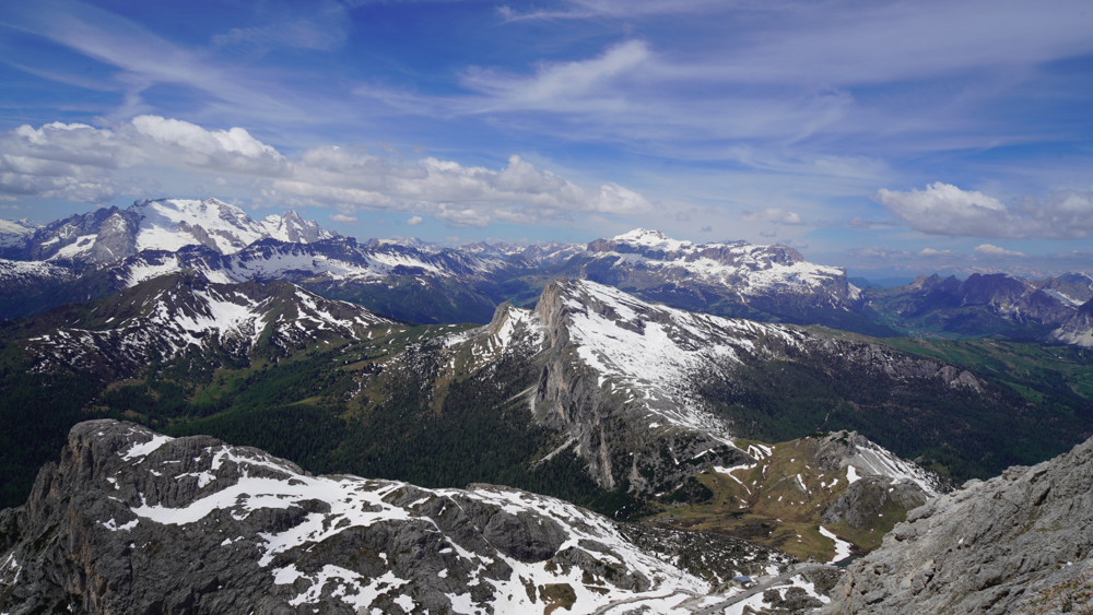 Dolomiti, panorama sopra rifugio Lagazuoi © A. Rossi, Camaleo S.r.l. (Rm) In collaborazione con Fondazione Dolomiti UNESCO e Consorzio DMO Dolomiti u2013 Provincia di Belluno