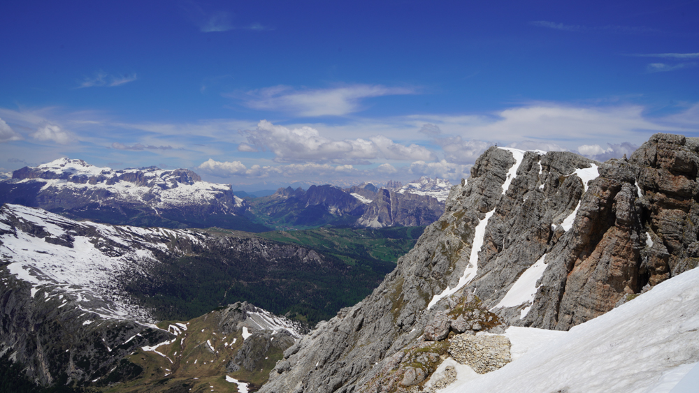 Dolomiti, panorama sopra rifugio Lagazuoi © A. Rossi, Camaleo S.r.l. (Rm) In collaborazione con Fondazione Dolomiti UNESCO e Consorzio DMO Dolomiti u2013 Provincia di Belluno