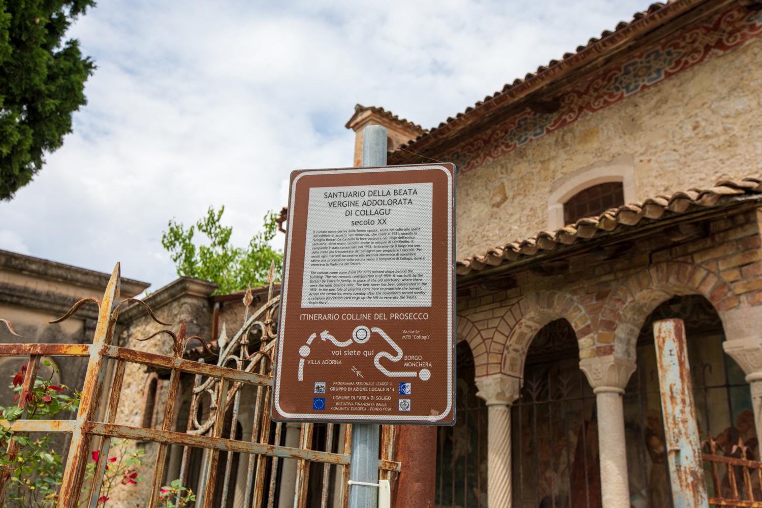 Santuario della Beata Vergine Addolorata di Collagù © A. Rossi, Camaleo S.r.l. (Rm) - In collaborazione con Associazione per il Patrimonio delle Colline del Prosecco di Conegliano e Valdobbiadene UNESCO