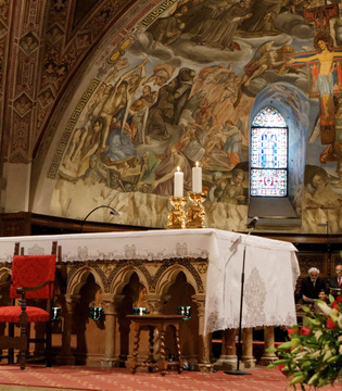 Basilica di San Francesco © A. Rossi, Camaleo S.r.l. (Rm) in collaborazione con il Comune di Assisi u2013 Ufficio Turismo e su gentile concessione della Provincia Serafica di San Francesco dei Frati Minori dellu2019Umbria (Italia)
